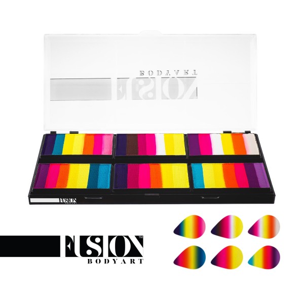 Fusion Body Art Leanne’s Vivid Rainbow Petal Palette NON NEON Fusion Body Art Leanne’s Vivid Rainbow Petal Palette NON NEON (Vivid NON NEON)